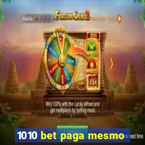 1010 bet paga mesmo